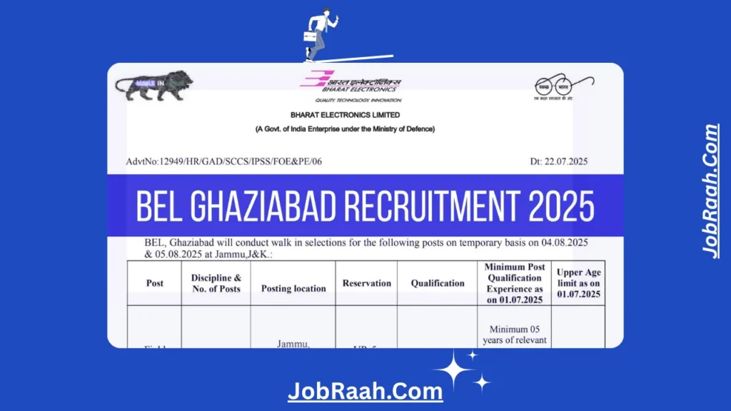 BEL Ghaziabad Recruitment 2025