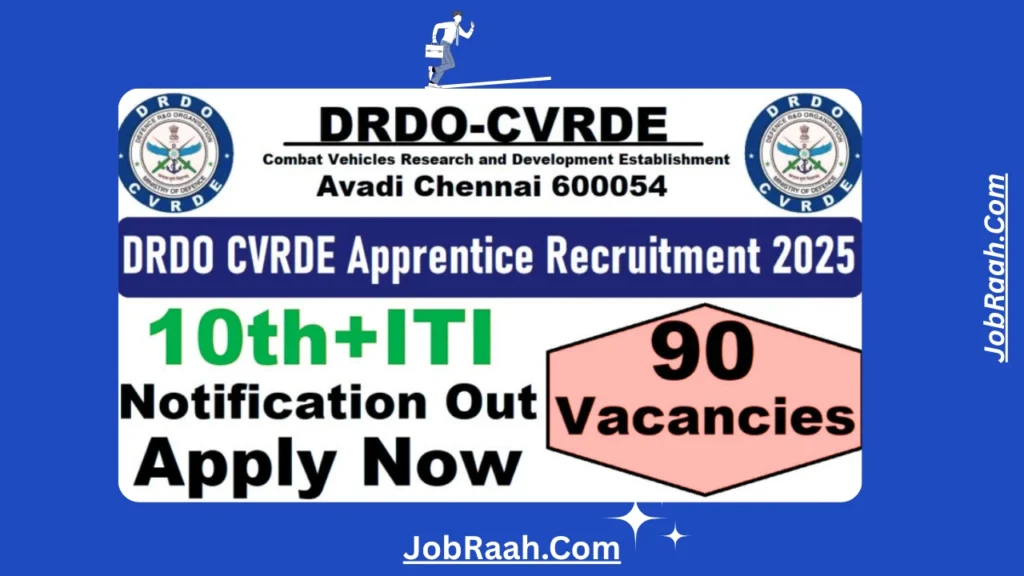 DRDO CVRDE Apprentice Recruitment 2025