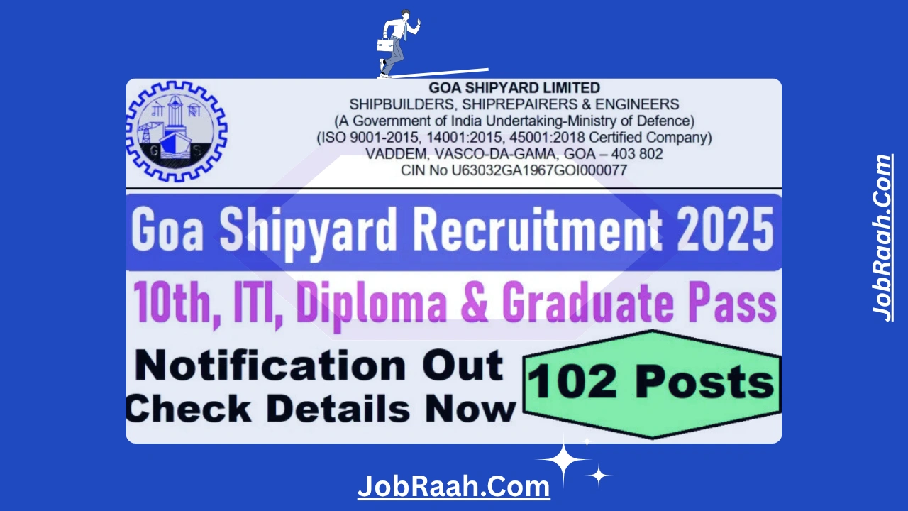 Goa Shipyard Recruitment 2025