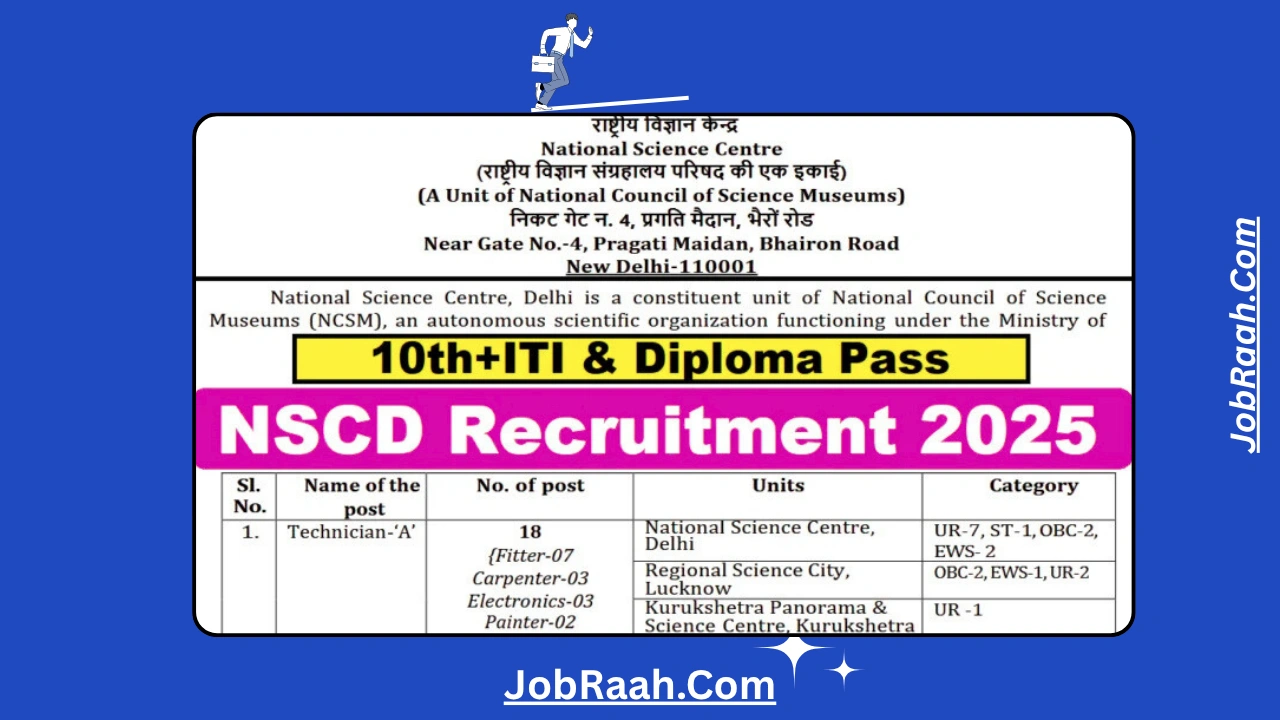 NSCD Recruitment 2025